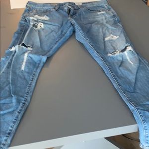 AG Nikki crop relaxed skinny jeans